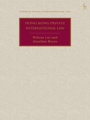 cover image of Hong Kong Private International Law